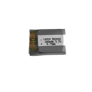 Литий-полимерный аккумулятор 3,7 В 200 мАч 552025 для устройств связи и обеспечения безопасности